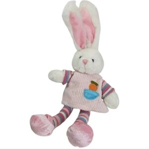 Bunny Rabbit Plush Shelf Sitter Country Cottage Farmhouse Decor Creative Plush